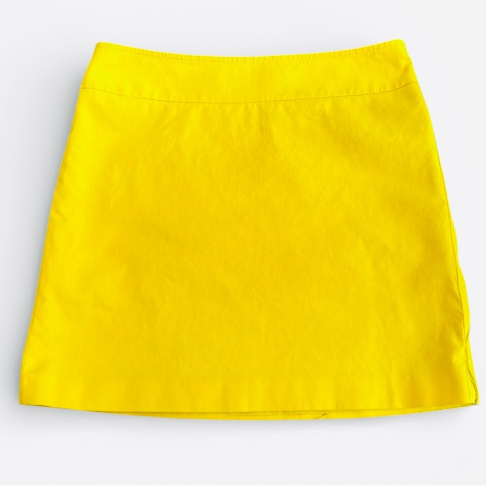 Vibrant Yellow Ann Taylor Women's Skirt, Size 6P
